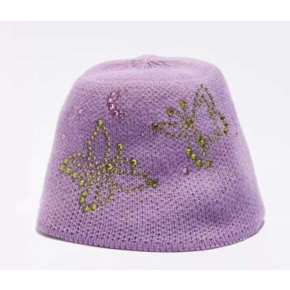 New Urban Outfitters Gabbi Rhinestone Bucket Hat - Picture 1 of 3